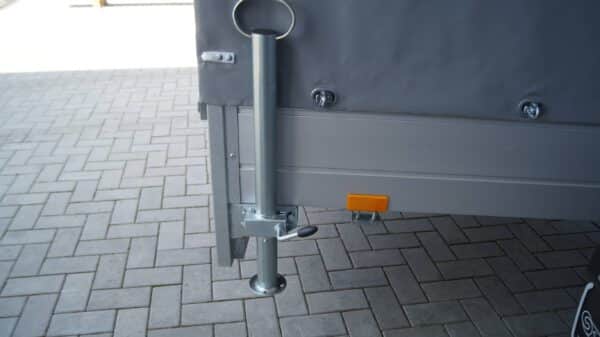 Tieflader 255x153cm 1500kg gebremst Rampe Plane Winde – Bild 6